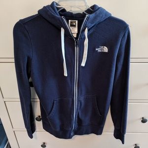 North face full zip jacket